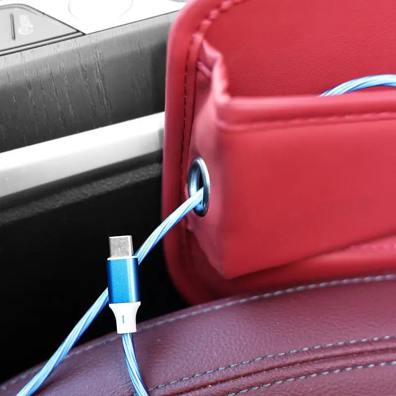 PU Leather Car Seat Gap Organizer – Console Side Storage Pocket