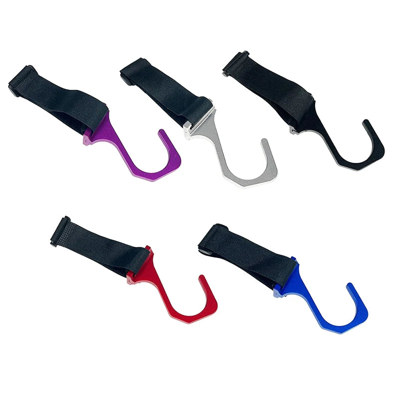 Aluminum Steering Wheel Hook with Adjustable Nylon Strap