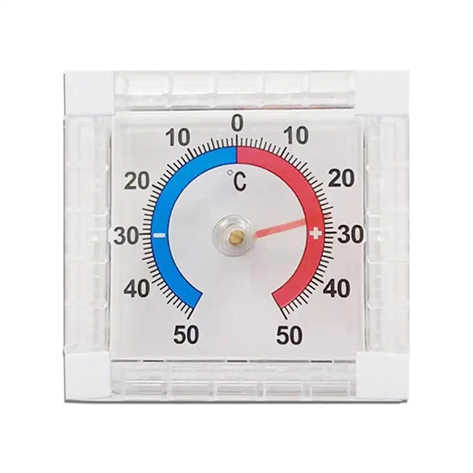 -50C~50C Dial Temperature Thermometer Window Indoor Outdoor Wall Garden Home Graduated Disc Measurement Multimeter Zpaxo