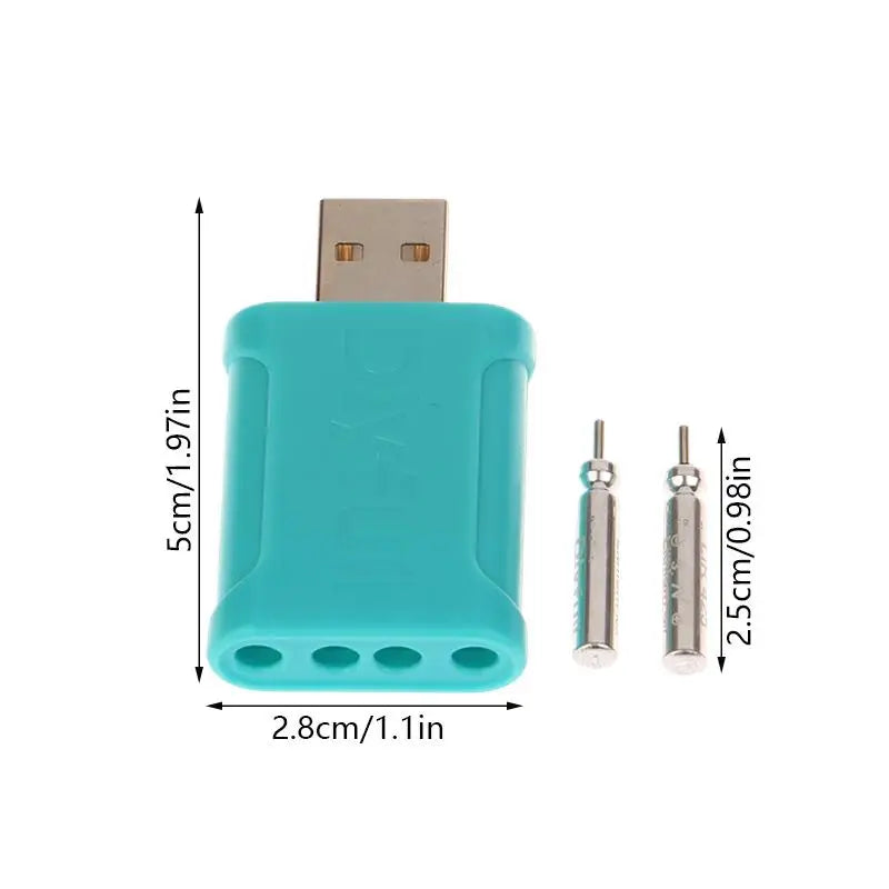 Luminous Float CR425 Rechargeable Battery Fishing USB Charger LIR425 Zpaxo