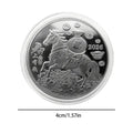 Collectible Coin Blessing Lucky Horse Coin Year of the Horse Collection Display Collecting for Kids Women Decor Home Art Zpaxo B