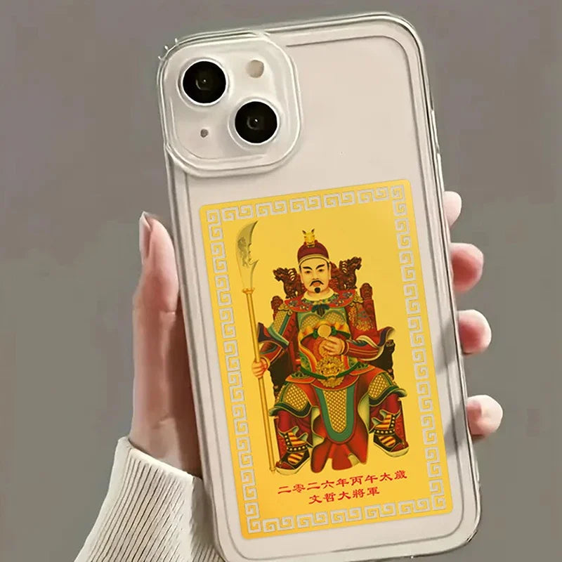 Portable Protective Gift 2026 Tai Sui Amulet Card Horse Year Feng Shui Taisui Prayer Gold Card Bring In Wealth Health Good Luck Zpaxo