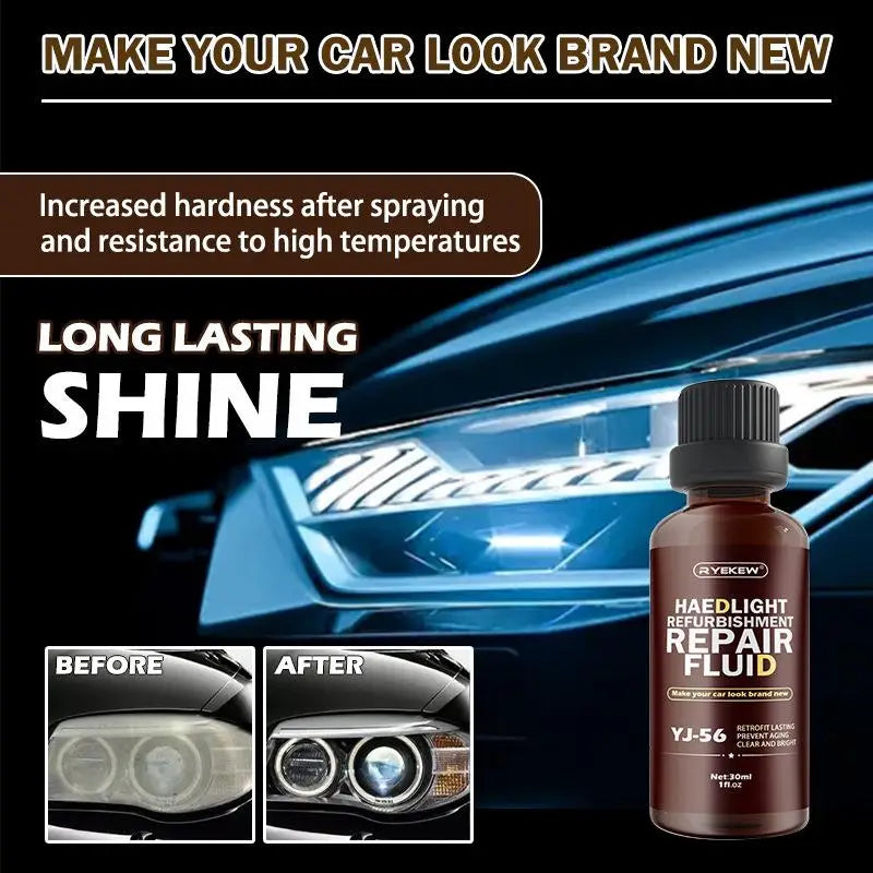 Car Headlight Restoration Polish – Remove Yellowing & Oxidation