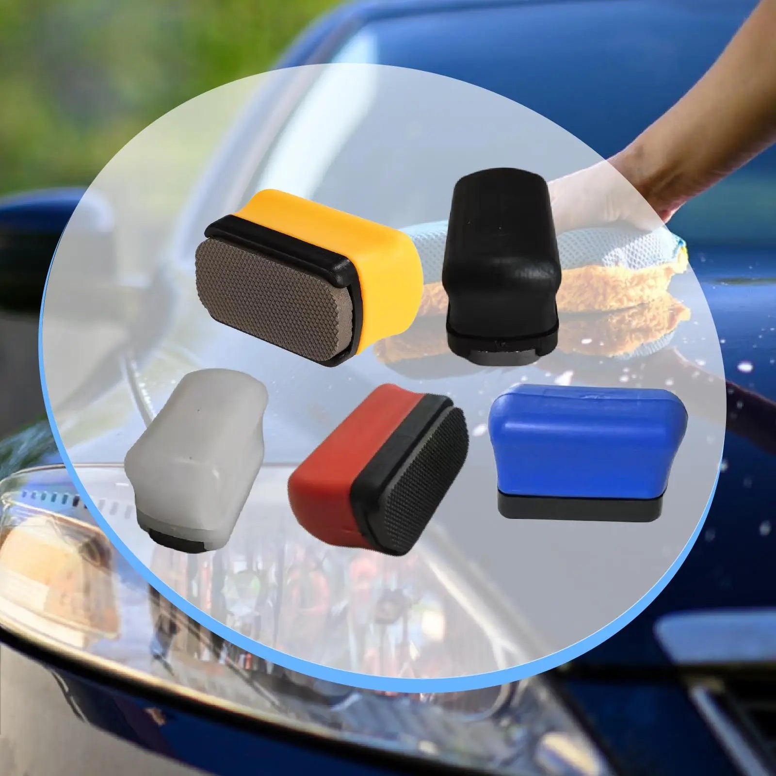 Mini Denibbing File Stains on Cars Repairing Paints Retention Quick Removal Small Practical Ergonomic Handle Double Sided Zpaxo