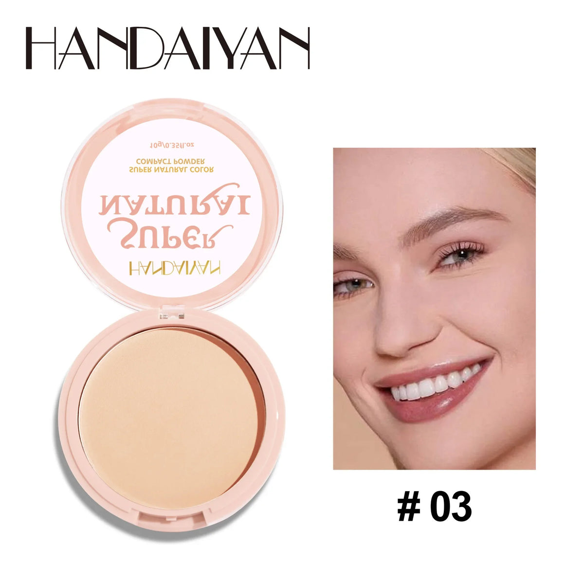 8 Colors Matte Face Pressed Powder 24 Hours Oil Control Natural Zpaxo 03