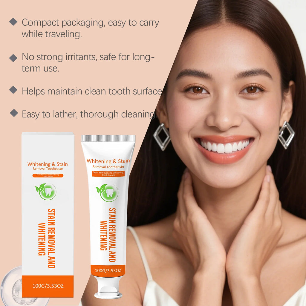 Gentle Toothpaste for Sensitive Oral Care Soothing Refreshing Daily Use Fresh Breath Clean Tooth Stain Natural Glow 100g Zpaxo