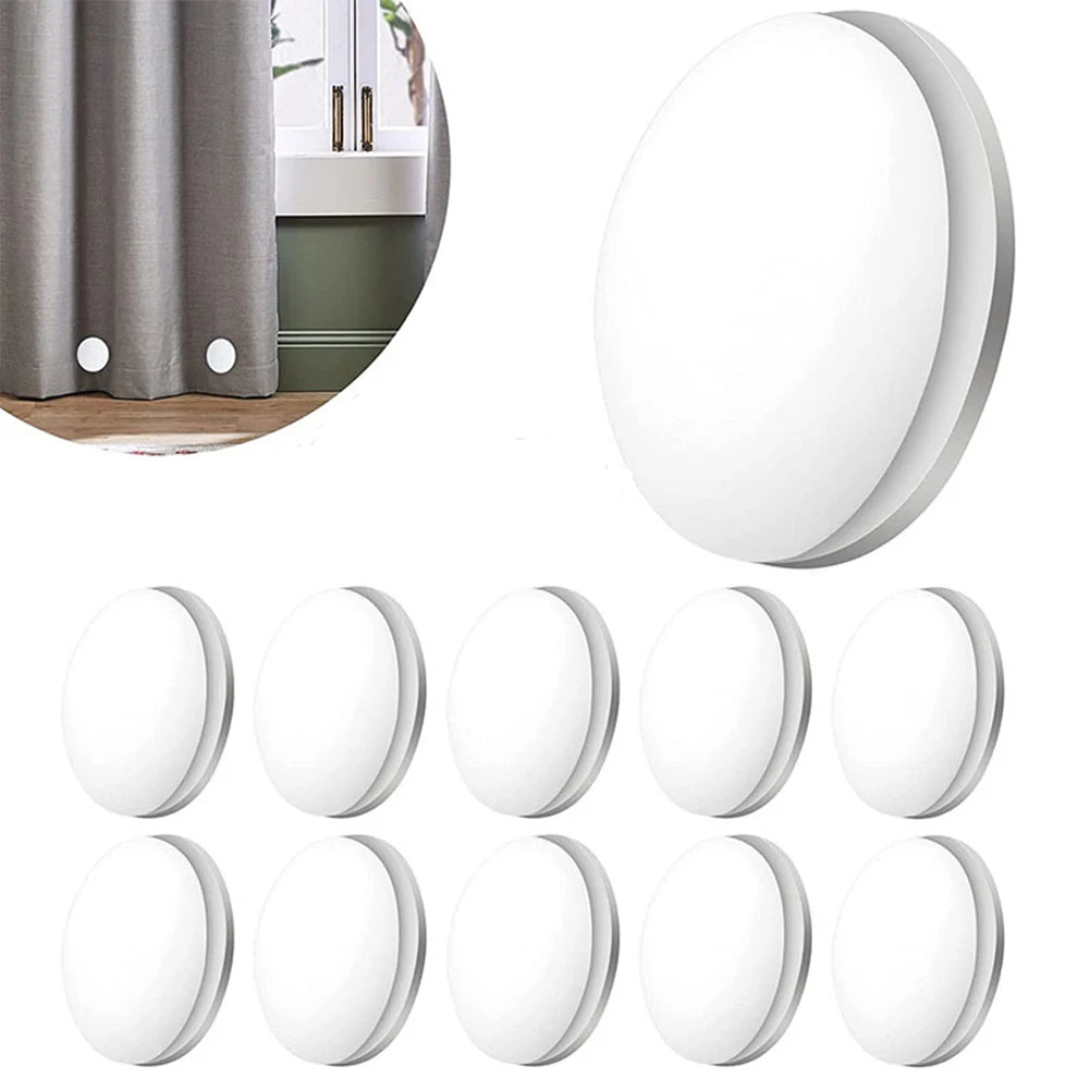 Magnetic Shower Curtain Weights – Rustproof Silicone Covered Curtain Weight Clip Zpaxo