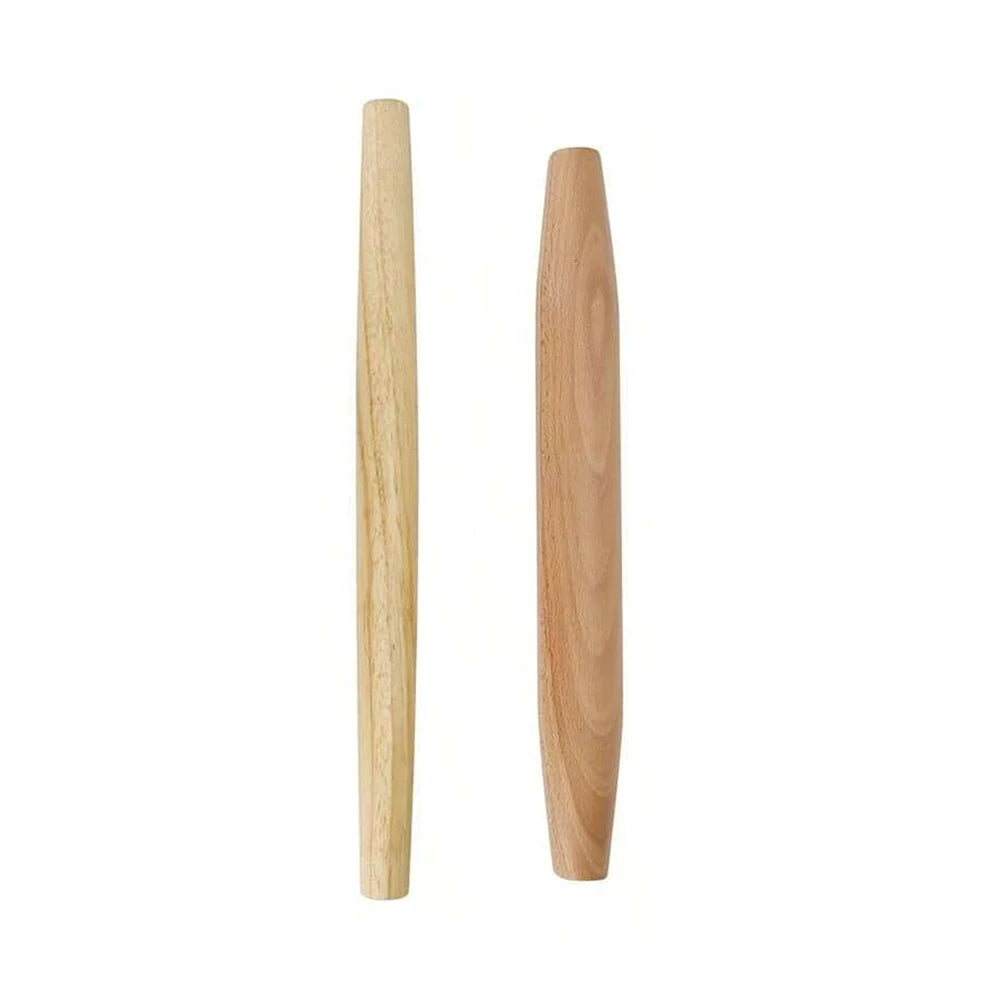 Wood Rolling Pin With Handle for Baking Dough Roller Pastry Pasta Pizza Roller Kitchen Utensils Zpaxo