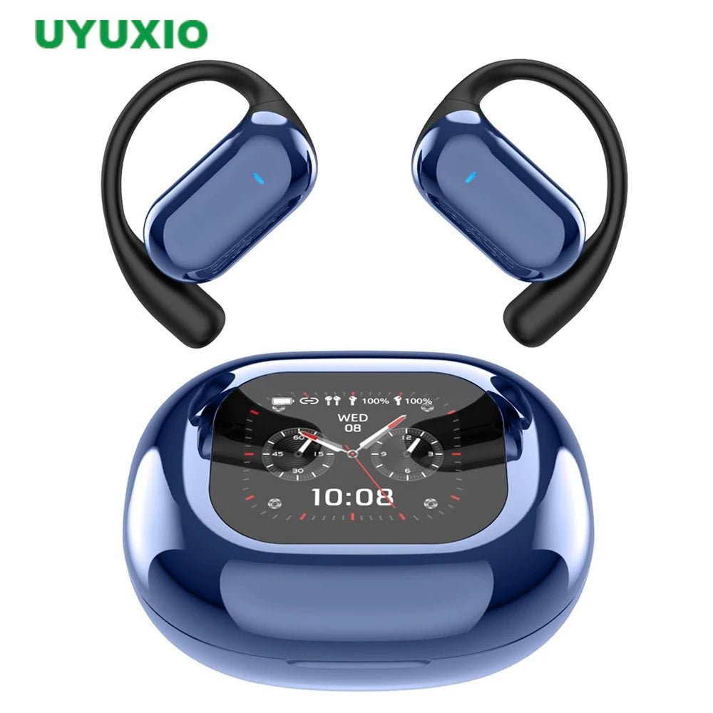 UYUXIO Open Ear Bone Conduction Headphones BT 5 4 Wireless Earbuds