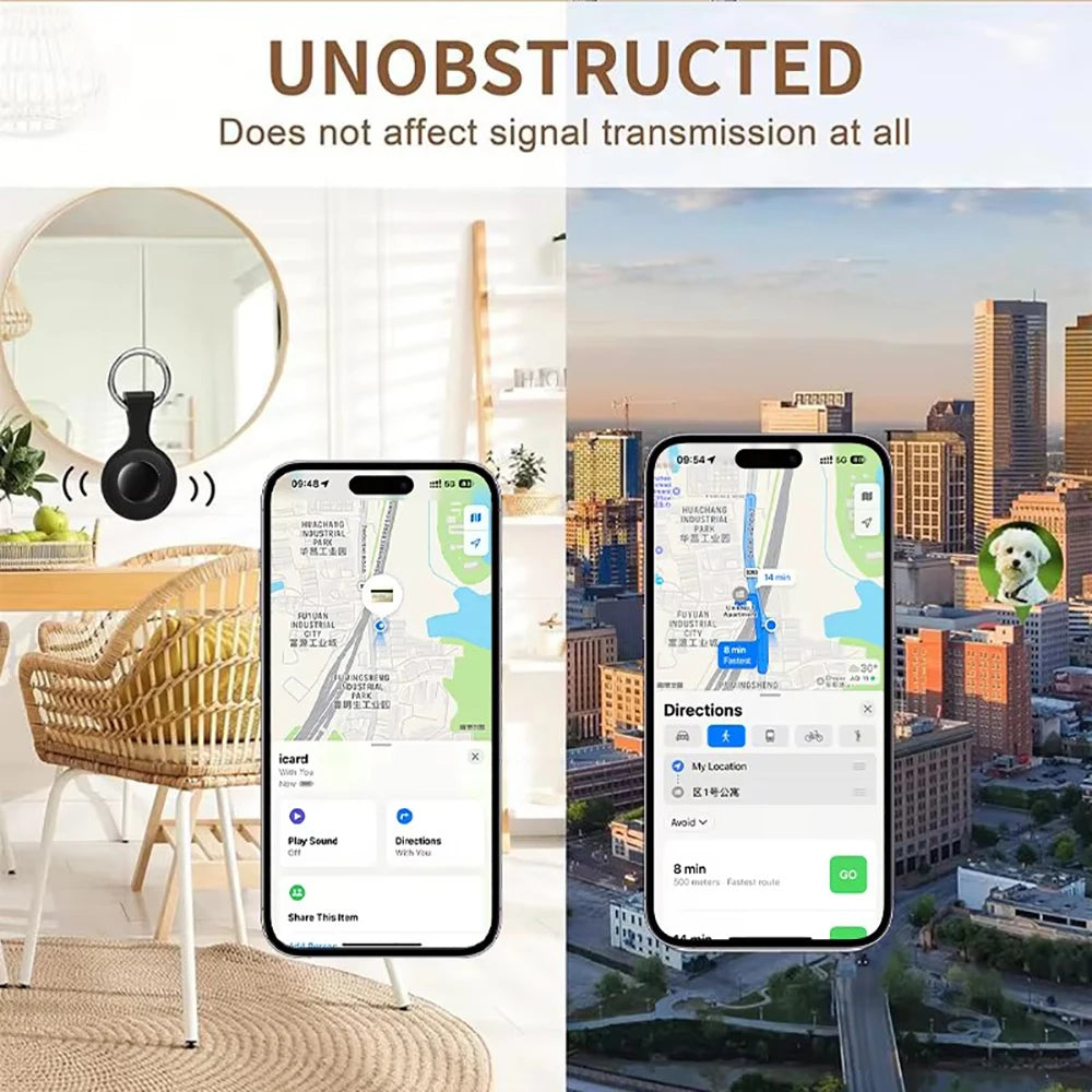 Mini Bluetooth Tracker – Anti-Lost GPS Tag for Pets, Kids & Wallet Bluetooth Item Tracker Zpaxo