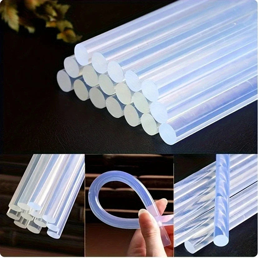 7/11mm *100mm 10pc Hot Melt Glue Sticks, Mini Size Glue Gun Sticks, For Glue Gun DIY Art Craft, General Repairs Home Decoration Zpaxo