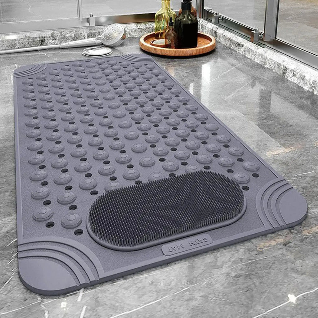 Bathroom Mat Anti-Slip Bathtub Floor Pad Bath Tub Shower Mat for Home Apartment Rv Camping Gym Hotel Hospital Daycare Zpaxo