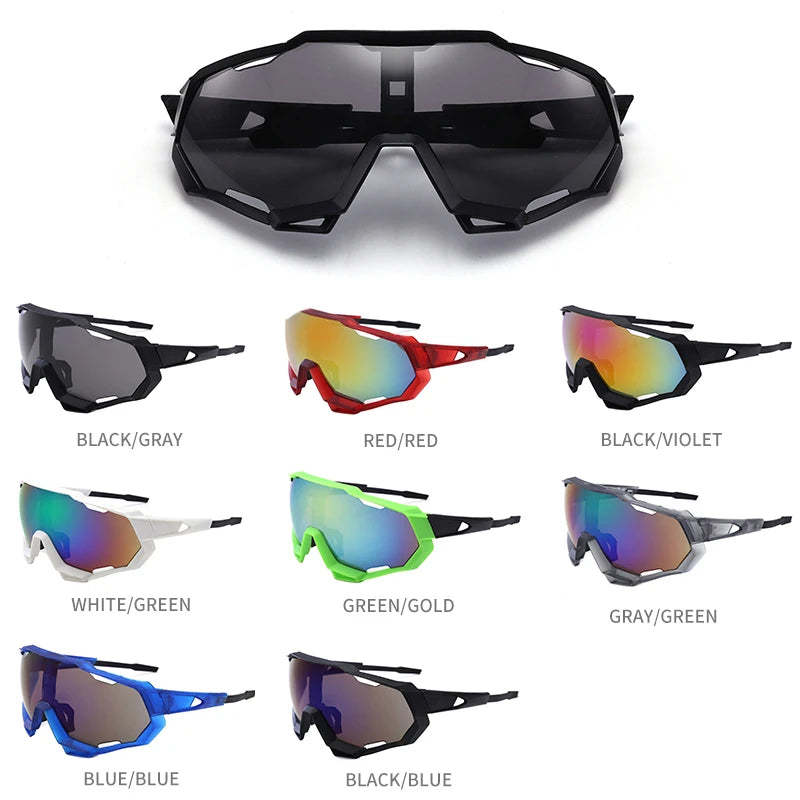 New UV400 Cycling Sunglasses For Men Women Outdoor Sports Running Fishing Eyewear Mountain Road Bike Goggles Bicycle Equipment Zpaxo