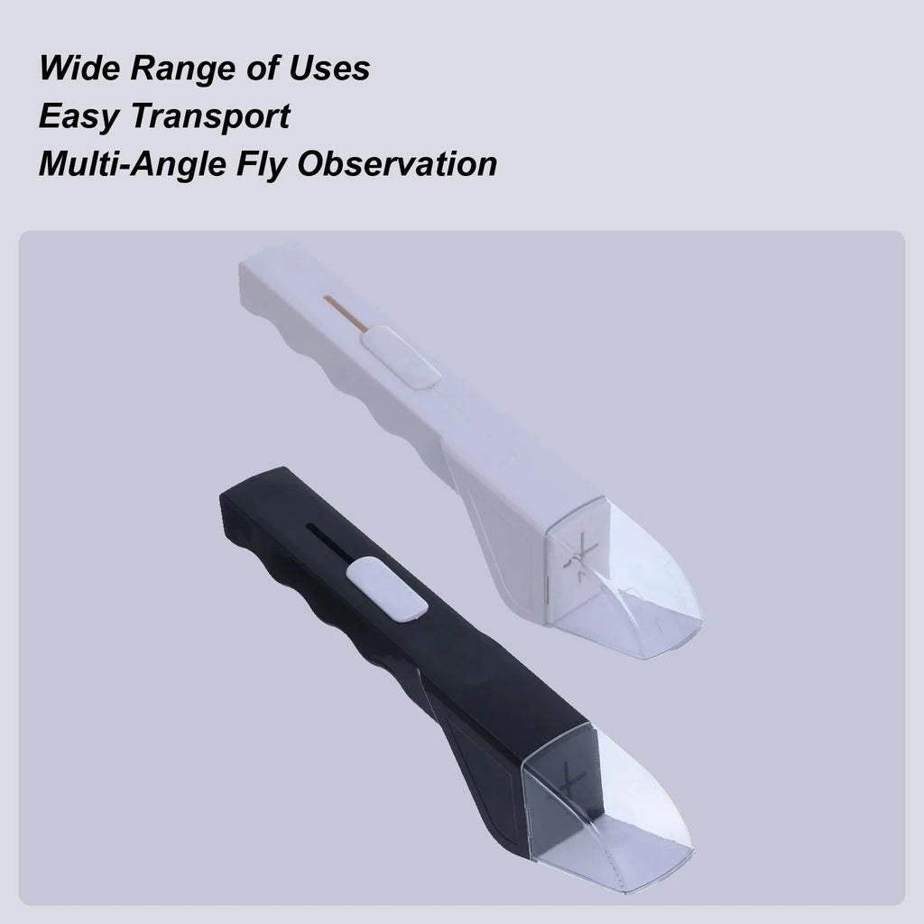 Fly Catching Tool Handheld Fly Trap And Release Tool Portable Grabber Trap With Clear Observation Window Quick Release Zpaxo