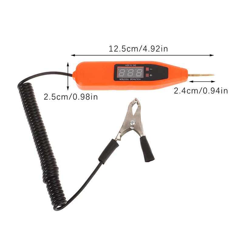 5V–32V Digital Circuit Test Pen | Auto Voltage Probe Tool