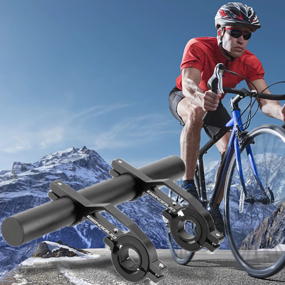10 Bike Handlebar Extender Extension Light Lamp Computer Phone Mount