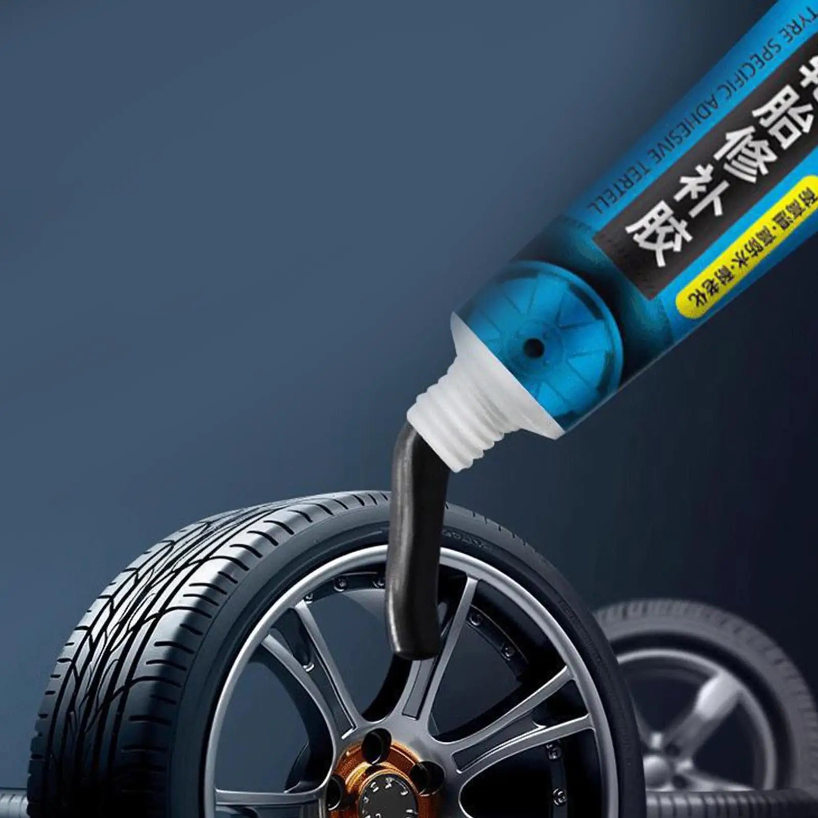 Car Tire Repair Adhesive 60ml Sidewall Tire Repair Kit High Temperature Resistant Tire Repair Glue Sidewall Tire Repair Kit Zpaxo