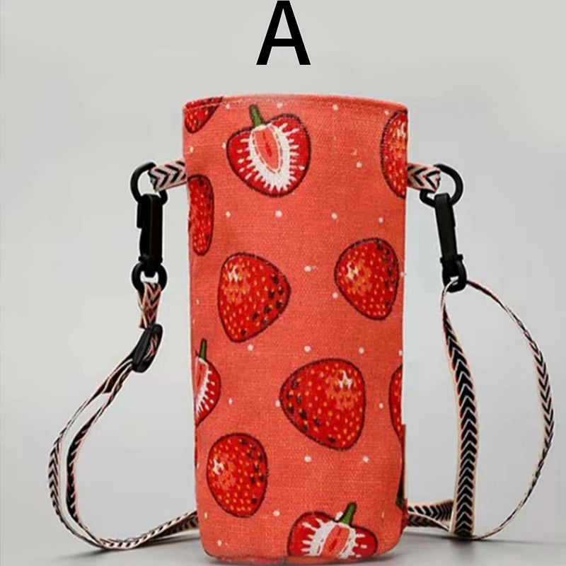 Portable Water Bottle Bag Insulated Crossbody Water Bottle Carrier Bag Holders Travel Sports Camping Zpaxo J24012025-A