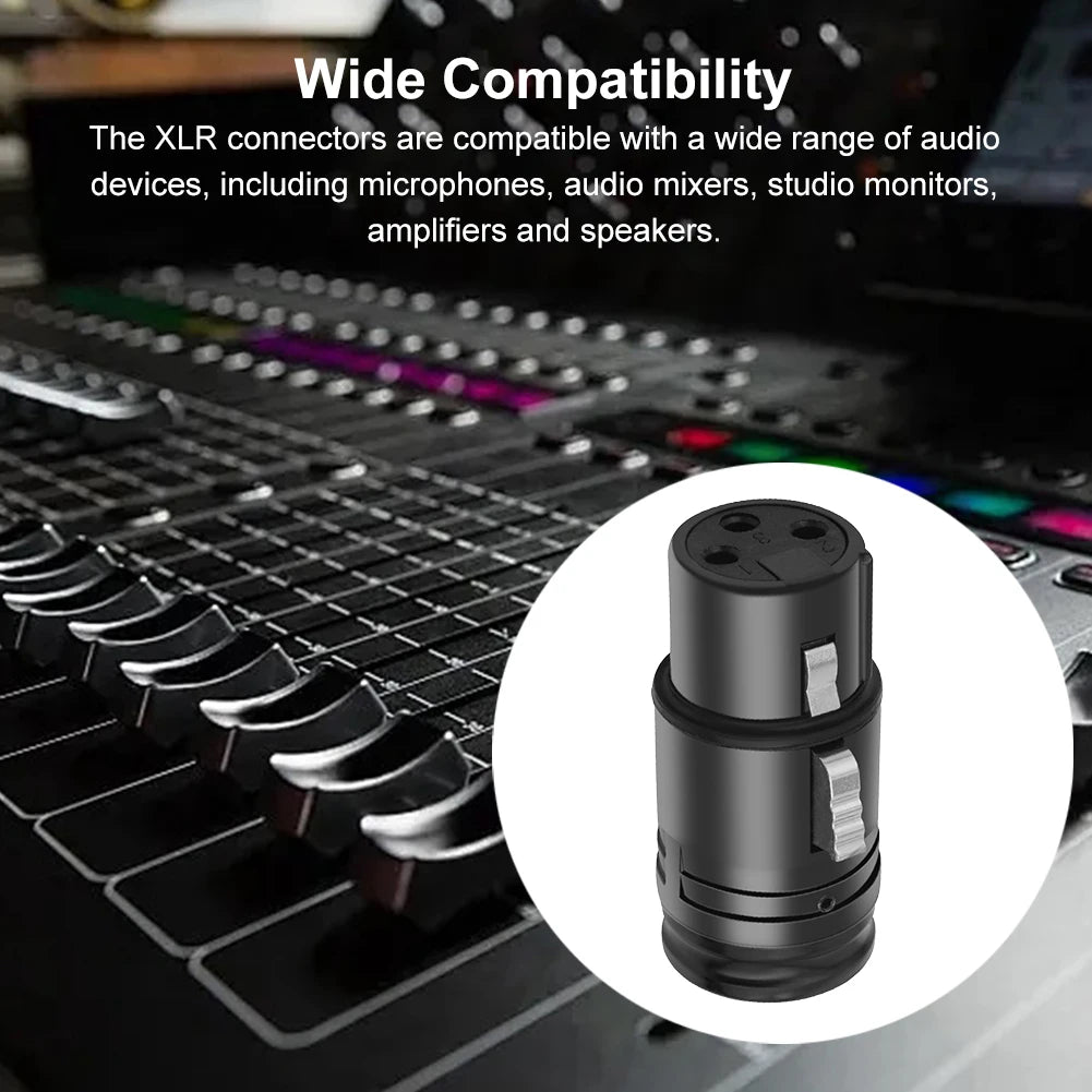 Male Female Professional XLR Adapter Wrench Microphone Audio Cables