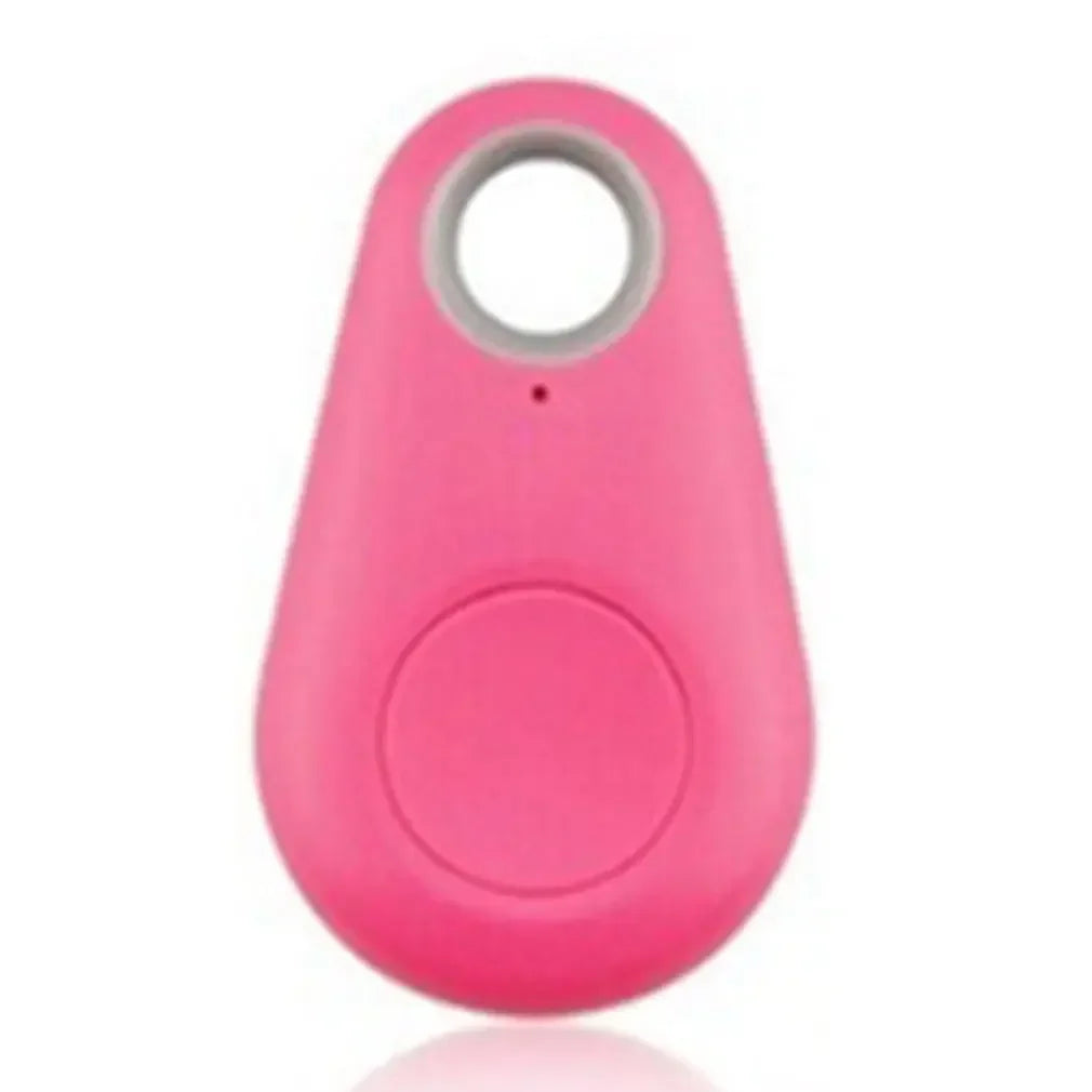 Mini GPS Tracker Bluetooth 4 0 Anti-lost Device Pet Kids Bag Wallet Zpaxo pink with battery