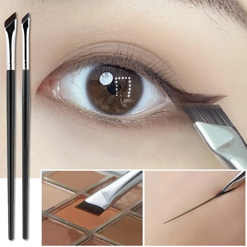 Upgrade Blade Eyeliner Brush Ultra Thin Fine Angle Flat Eyebrow Under Zpaxo