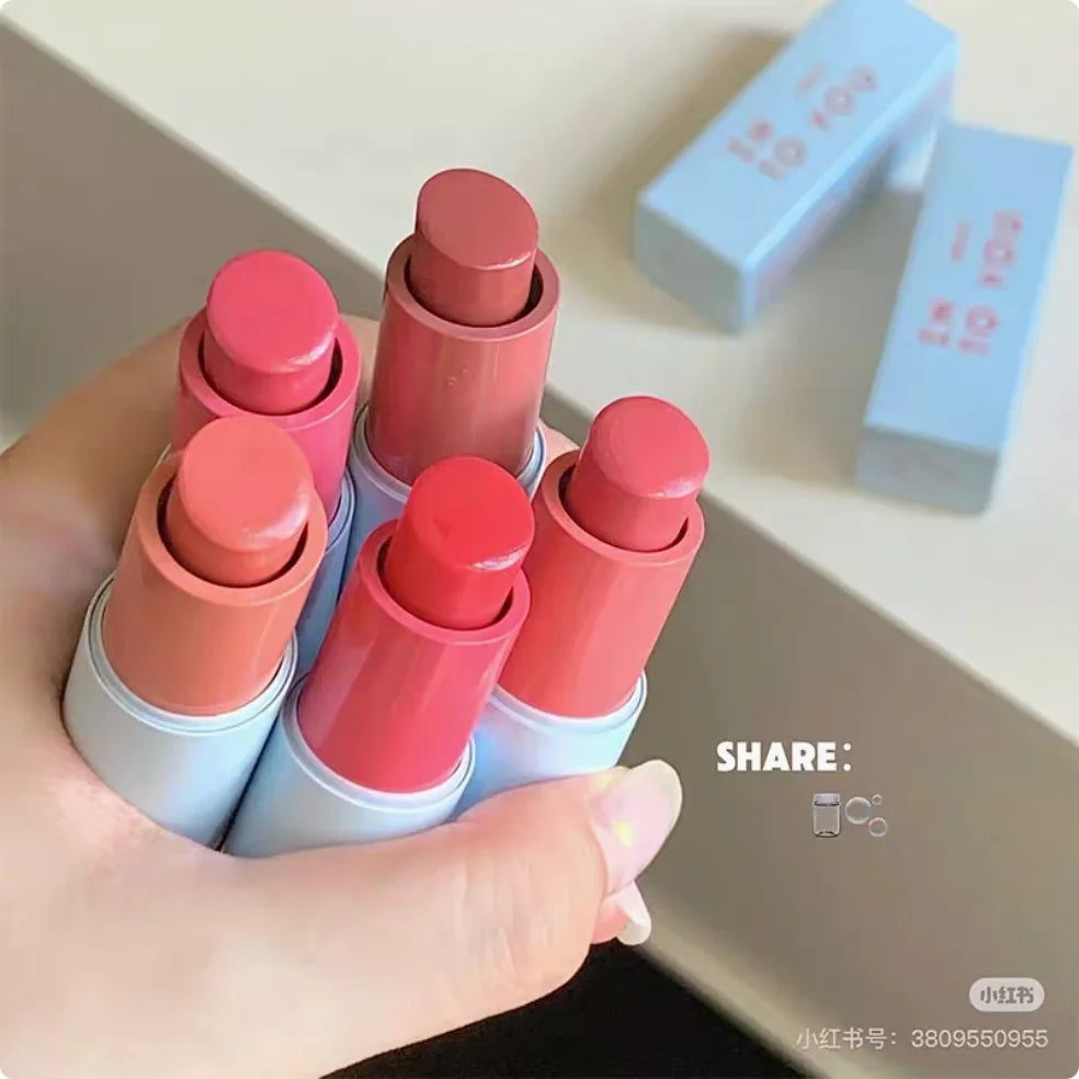 Into You Multi-Purpose Stick Lipstick Blush And Eyeshadow, Light And Watery Makeup Cosmetics Zpaxo
