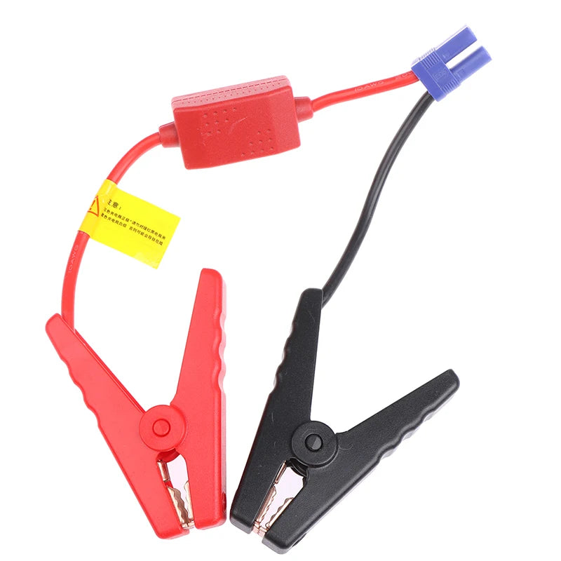 12V Jump Starter Cable Clamps Booster EC5 Plug Connector Prevent