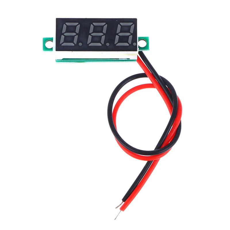 DC4 5V-30V Waterproof Digital Voltmeter Car Boat Motorcycle LED