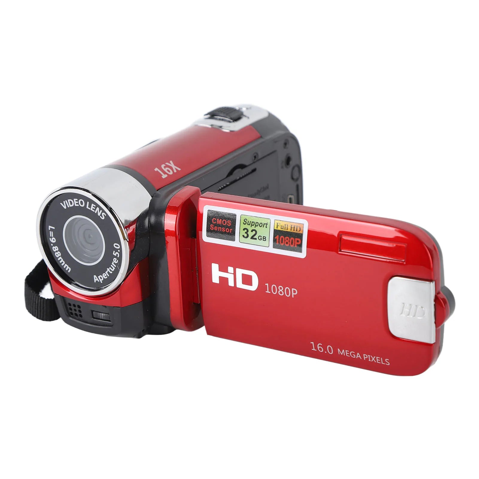 4K 48MP DV Camera TFT Rotatable Screen 16x Digital Zoom Video USB