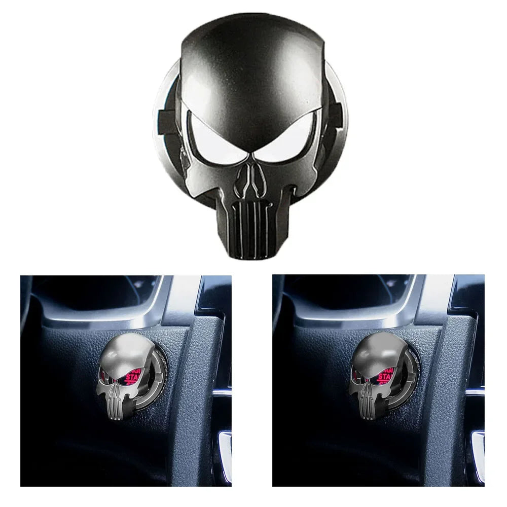 Zinc Alloy Engine Start Stop Button Cover – Luminous Car Decor