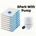 3D Filament Vacuum-sealed Bags 3D Printer Tool Kit Transparent Storage Box Reusable Sealed Moisture Proof Dustproof Dryer Zpaxo 8Pack with Pump XL 80x100cm 32x40in 100V-240V US Plug