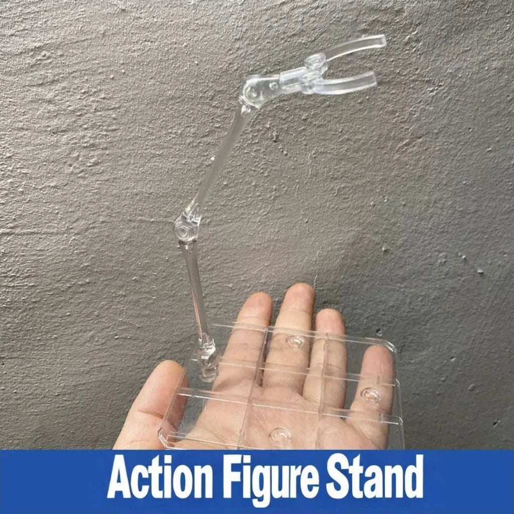 Clear Acrylic Action Figure Display Stand – Clip Waist Holder Figure Display Stand Zpaxo