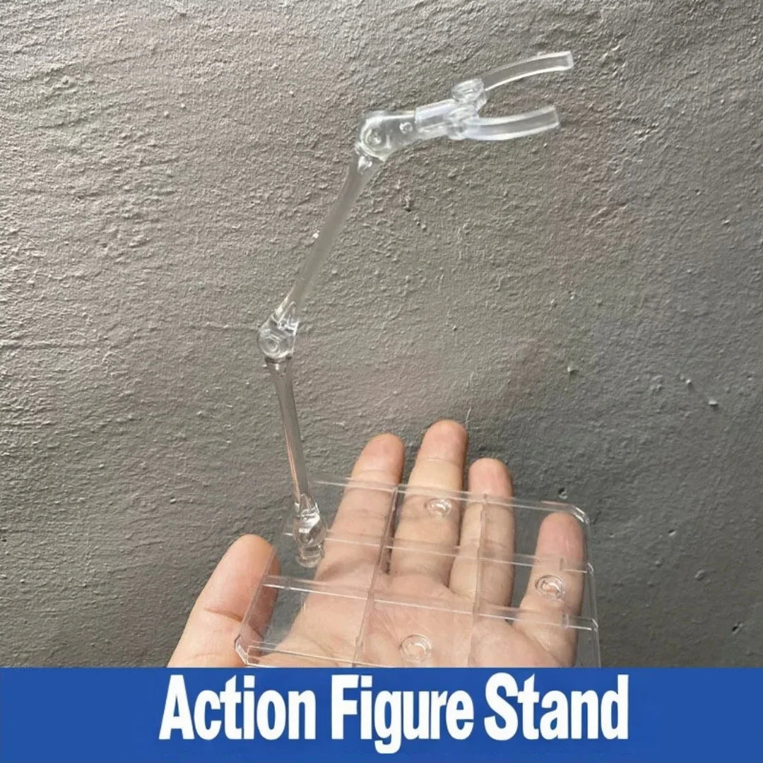 Clear Acrylic Action Figure Display Stand – Clip Waist Holder Figure Display Stand Zpaxo