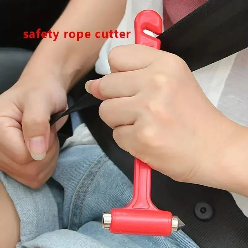 2-in-1 Car Emergency Escape Hammer & Seat Belt Cutter