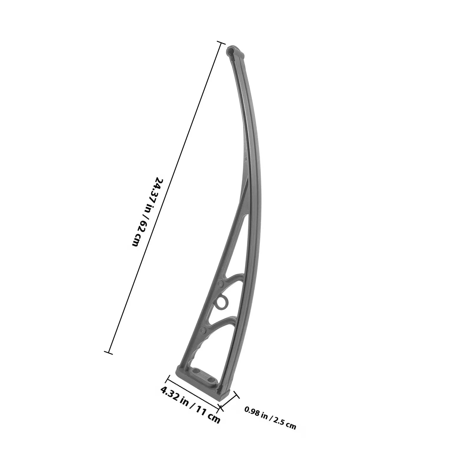 Plastic Steel Awning Bracket Reinforced Support Outdoor Patio Window Door Canopy Brackets for Balcony Roof Overhangs Wind Zpaxo