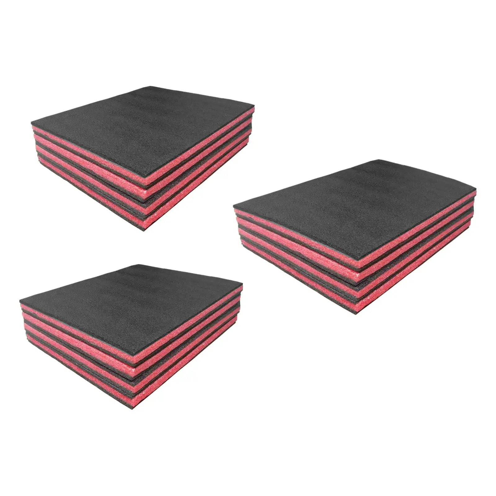 4x Tool Box Foam Inserts Shockproof Protection Tool Foam Sheets for Tabletop Miniatures Shipping Crafting Camera Case Jewelry Zpaxo