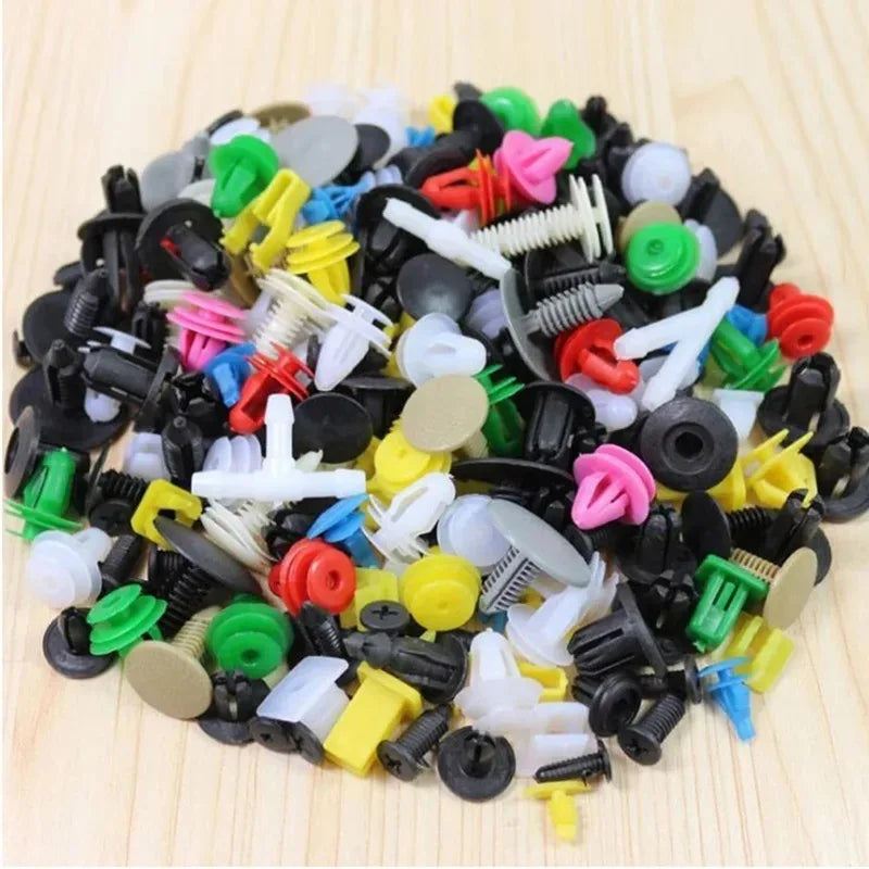 Universal Car Plastic Clips & Fasteners Set – 50 to 500 Pcs