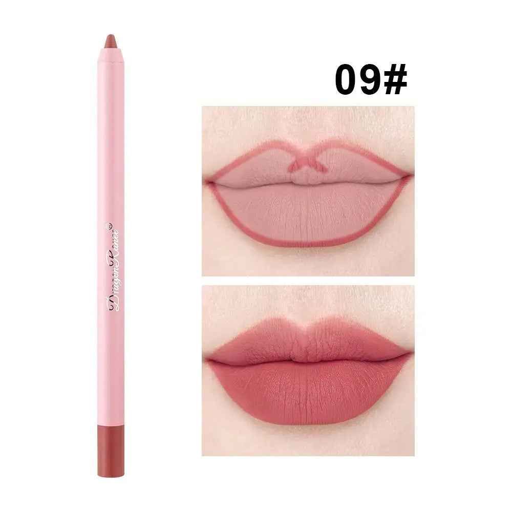New Waterproof Lipliner Pencil Velvet Matte Lip Liner Natural Outline Lip Contour Line Lipliner Pen Zpaxo 09