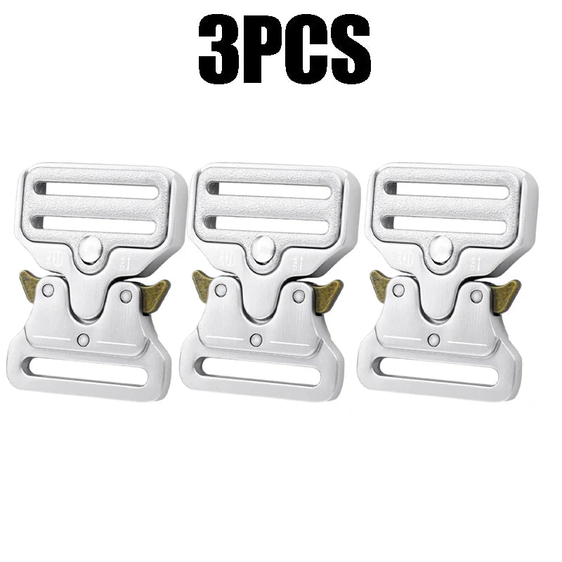 Tactical Belt Buckle Military Combat Training Quick-release Alloy Zpaxo 3PCS