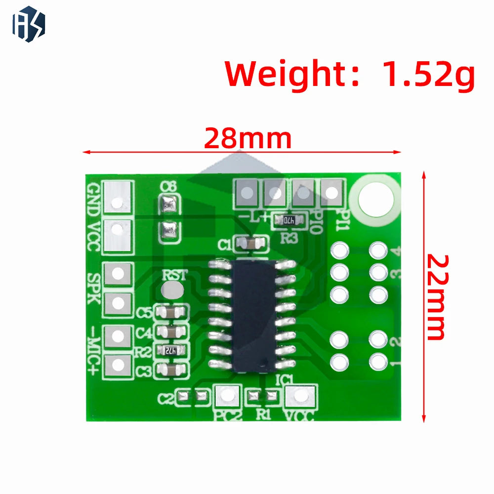 3V-4.5V DIY Voice Changer Module: Real-Time Voice Effects (Robot, Kid, Male/Female) for Audio Modulation Projects Zpaxo