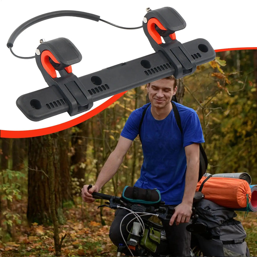 Adjustable Luggage Clip Bicycle Side Bag Buckle Saddle Rack