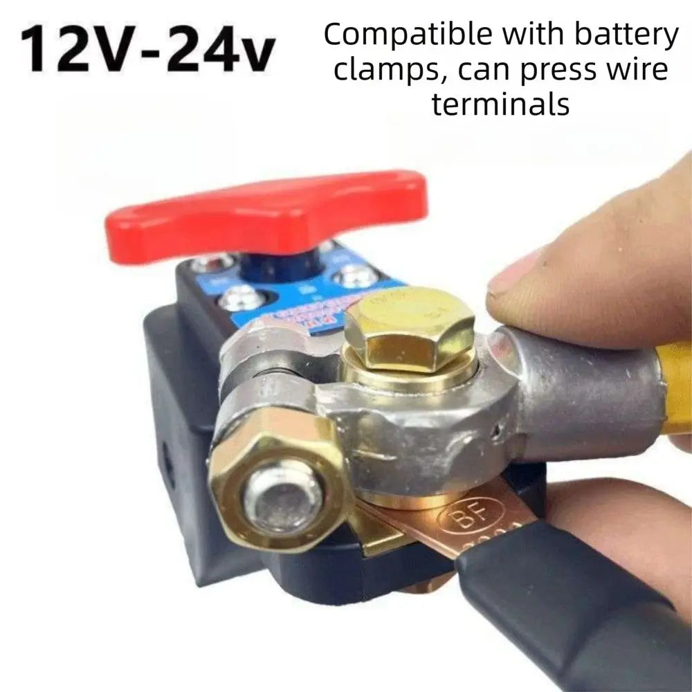 Black Red Battery Shutdown Switch High Power Kit Battery Disconnect Switch High Power Switch For Construction Machinery Zpaxo