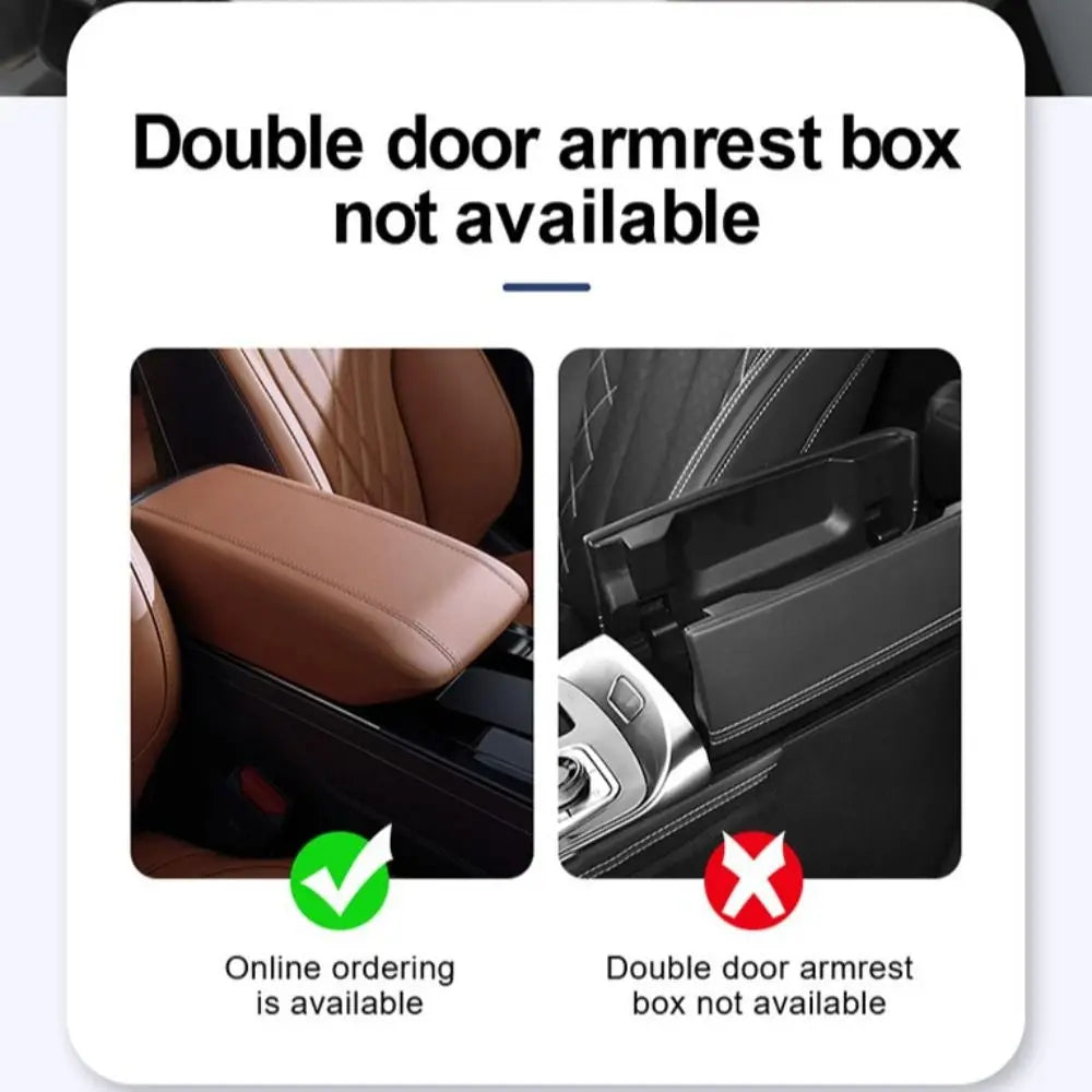 Plastic Automotive Cup Holders Wear-resistant Console Storage Double Zpaxo