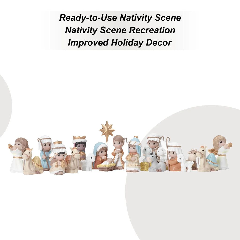 Nativity Scene Classic Religious Resin Collectible Christmas