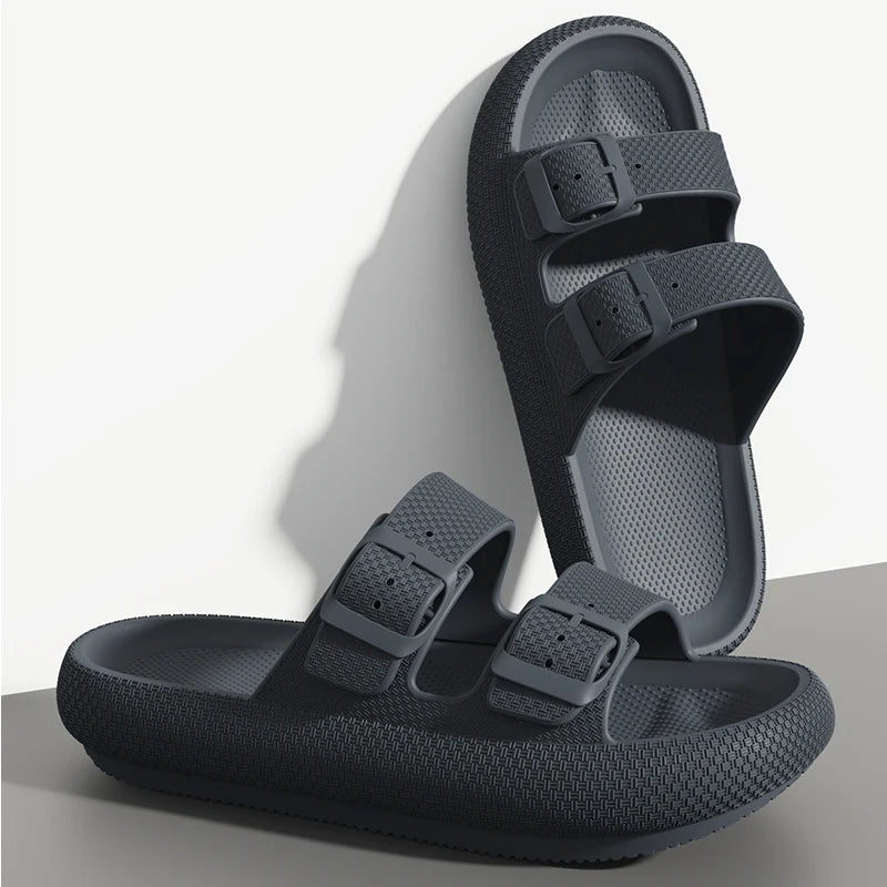 2025 Men's Outdoor Fashion Thick Sole Sandals Non-slip Shower