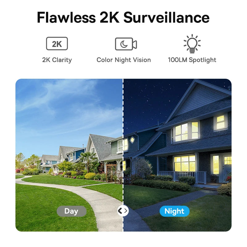 Baseus Security B1 Outdoor Camera 2K Wireless Wifi Protection System