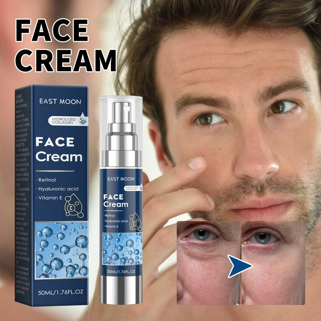 Men's Anti-Wrinkle Face Cream – Retinol & Collagen Moisturizer Men's Face Cream Zpaxo