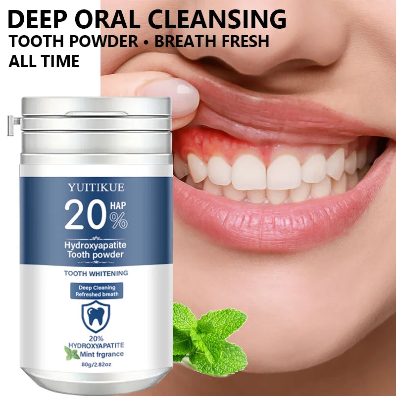 Hydroxyapatite Tooth Powder – Mint Whitening & Deep Cleansing Whitening Tooth Powder Zpaxo