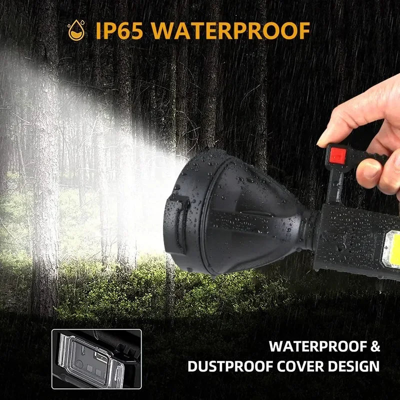 ESMARTER USB Rechargeable LED Spotlight Flashlight – Waterproof