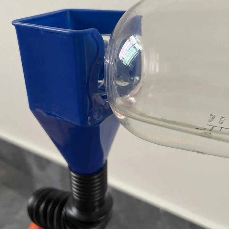 Car Refueling Funnel Gasoline Foldable Engine Oil Tool Plastic Auto